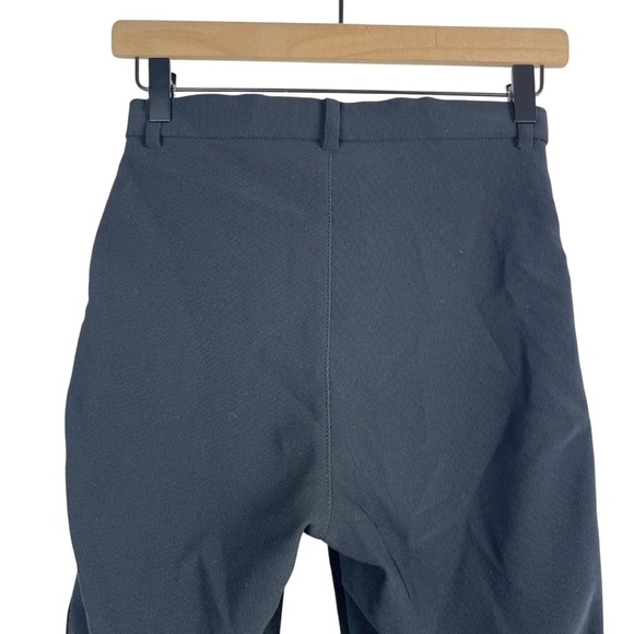 Vintage Black Suede Front and Spandex Women's Straight Leg Pants XS MITCHIE'S - Picture 7 of 8